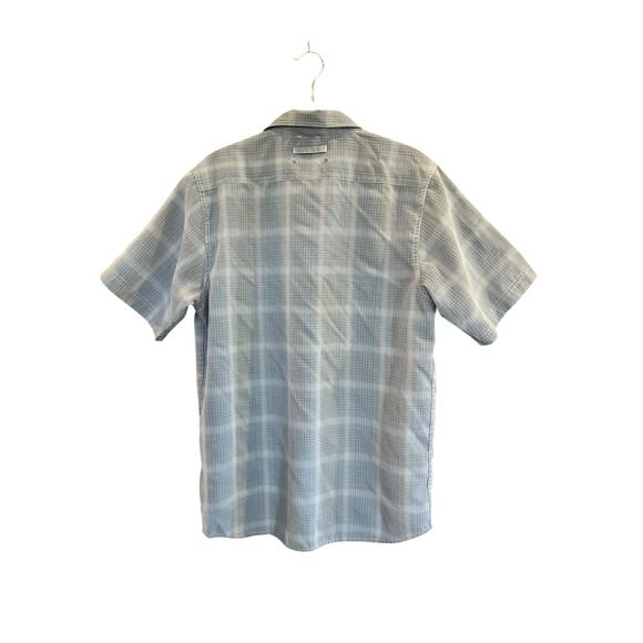THE NORTH FACE MENS SHORT SLEEVE BUTTON DOWN PLAID SHIRT SIZE S - Picture 2 of 15
